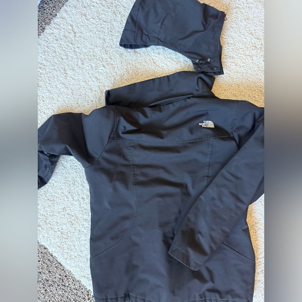 Northface large womens jacket, black